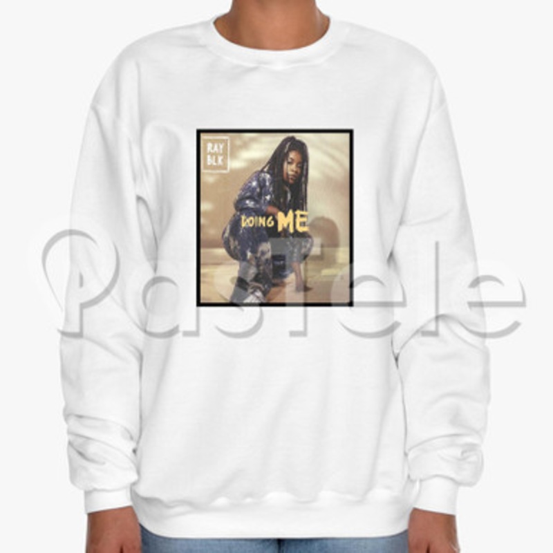 Doing Me RAY BLK Custom Unisex Crewneck Sweatshirt Cotton Polyester Fabric Cloth