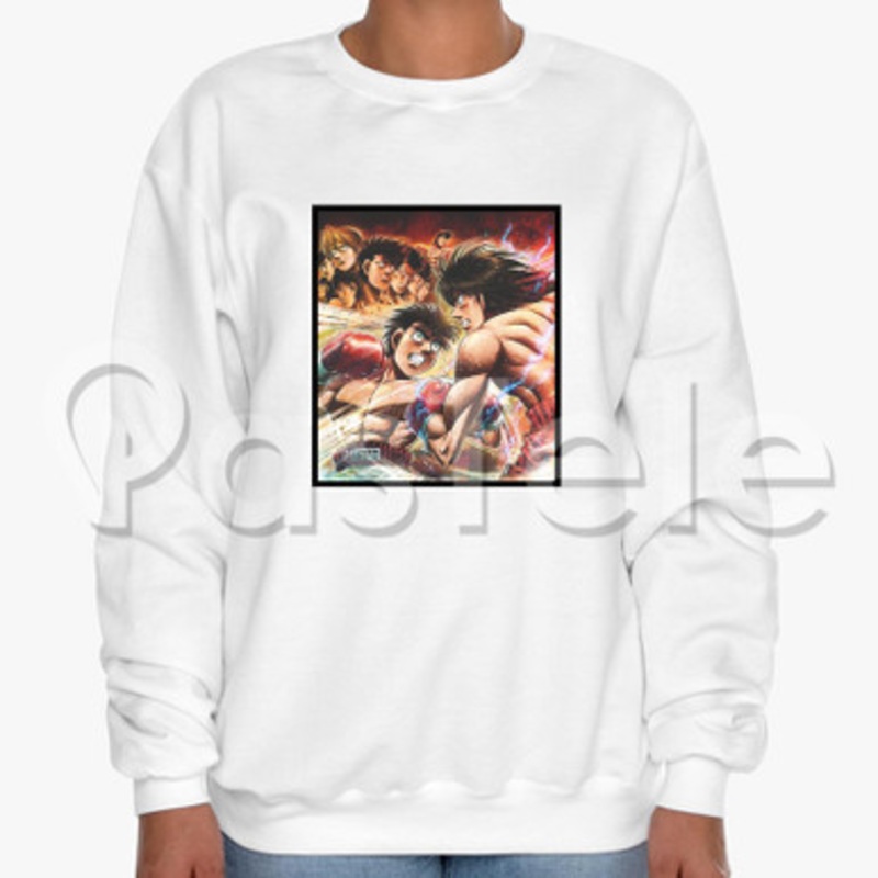 Hajime no Ippo Custom Unisex Crewneck Sweatshirt Cotton Polyester Fabric Cloth