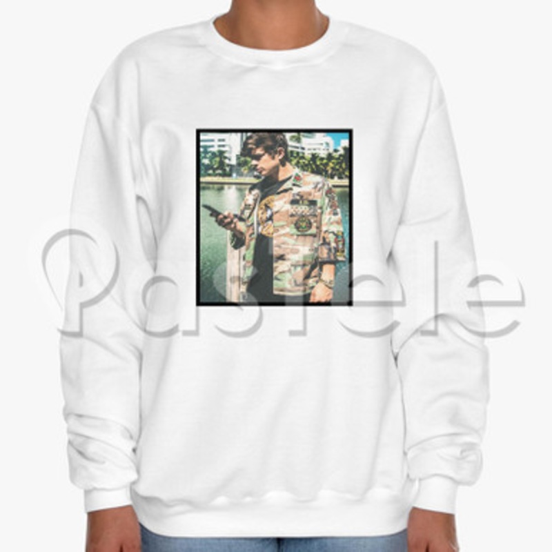 Hayes Grier Custom Unisex Crewneck Sweatshirt Cotton Polyester Fabric Cloth