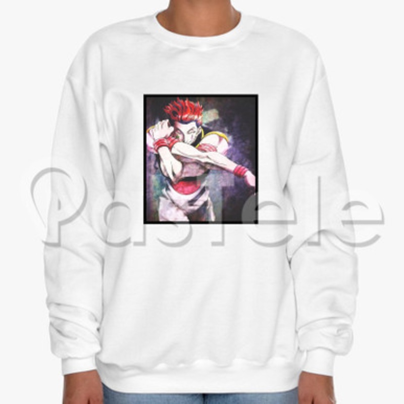 Hisoka Hunter X Hunter Custom Unisex Crewneck Sweatshirt Cotton Polyester Fabric Cloth
