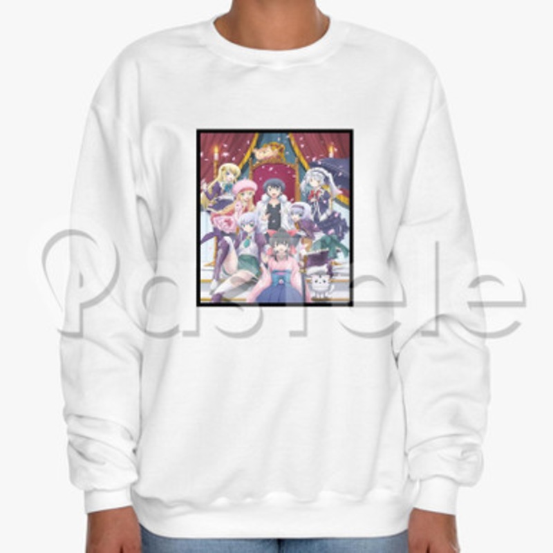 In Another World with my Smartphone Custom Unisex Crewneck Sweatshirt Cotton Polyester Fabric Cloth