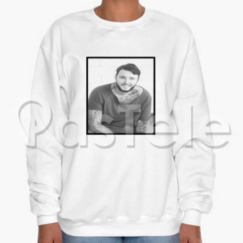 James Arthur Custom Unisex Crewneck Sweatshirt Cotton Polyester Fabric
