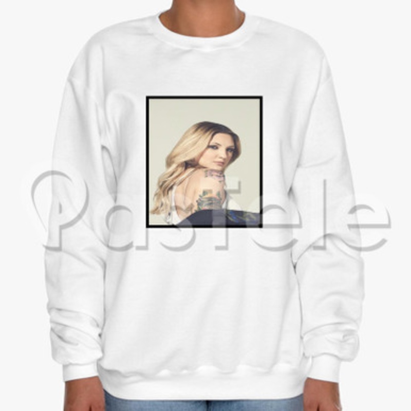 Julia Michaels Custom Unisex Crewneck Sweatshirt Cotton Polyester Fabric Cloth