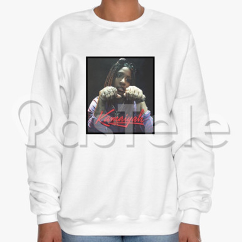 Kamaiyah Custom Unisex Crewneck Sweatshirt Cotton Polyester Fabric Cloth