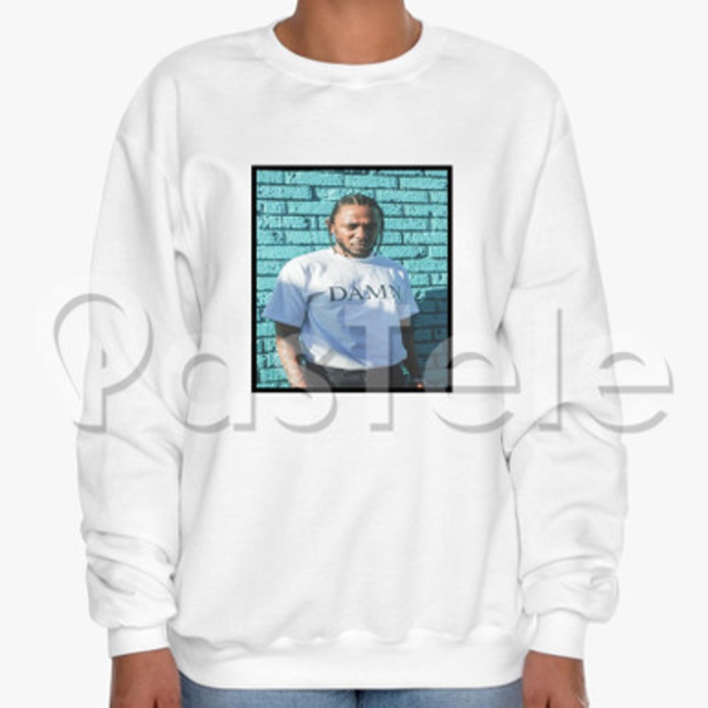 Kendrick Lamar Damn Custom Unisex Crewneck Sweatshirt Cotton Polyester Fabric Cloth