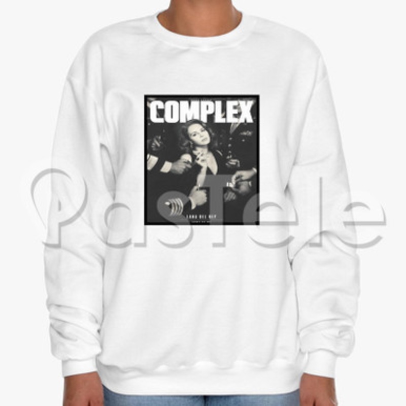 Lana Del Rey Complex Custom Unisex Crewneck Sweatshirt Cotton Polyester Fabric Cloth