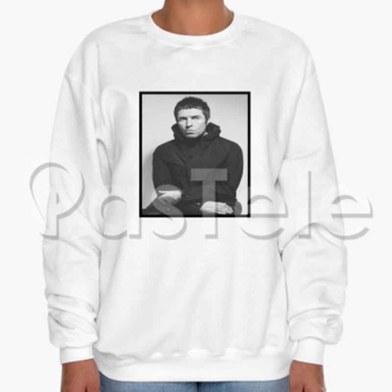 Liam Gallagher Custom Unisex Crewneck Sweatshirt Cotton Polyester Fabric Cloth