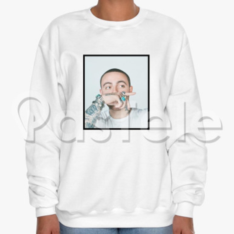 Mac Miller Custom Unisex Crewneck Sweatshirt Cotton Polyester Fabric