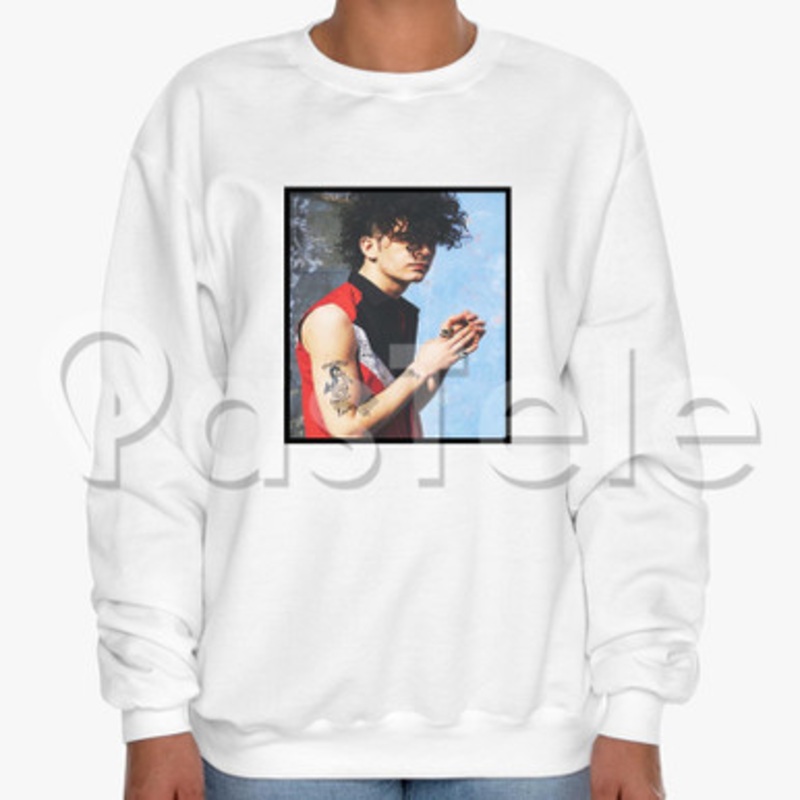 Matt Healy Custom Unisex Crewneck Sweatshirt Cotton Polyester Fabric Cloth