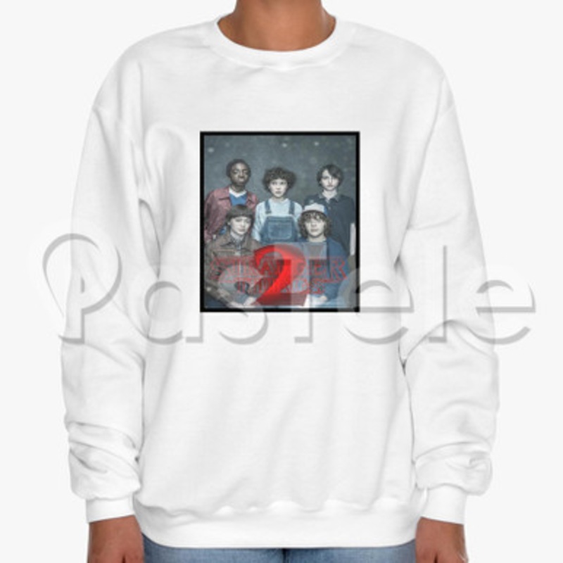 Stranger Things Custom Unisex Crewneck Sweatshirt Cotton Polyester Fabric Cloth