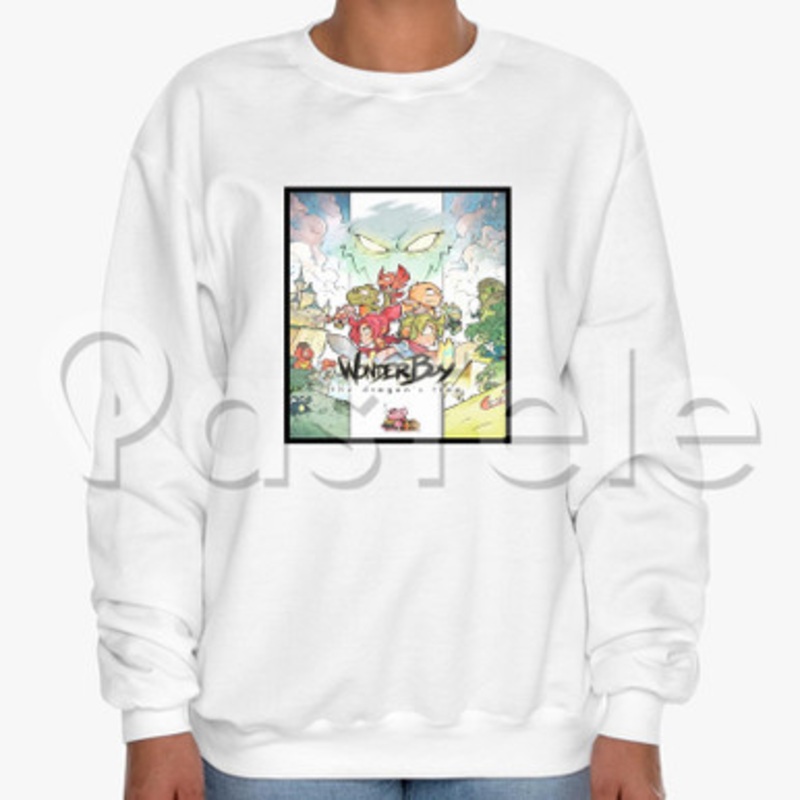Wonder Boy The Dragon s Trap Custom Unisex Crewneck Sweatshirt Cotton Polyester Fabric Cloth