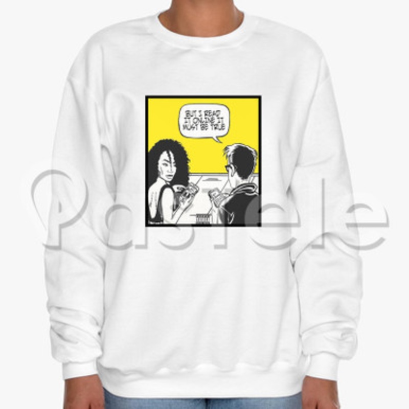 Big Sean Bounce Back Custom Unisex Crewneck Sweatshirt Cotton Polyester Fabric