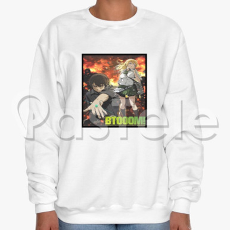 Btooom Custom Unisex Crewneck Sweatshirt Cotton Polyester Fabric