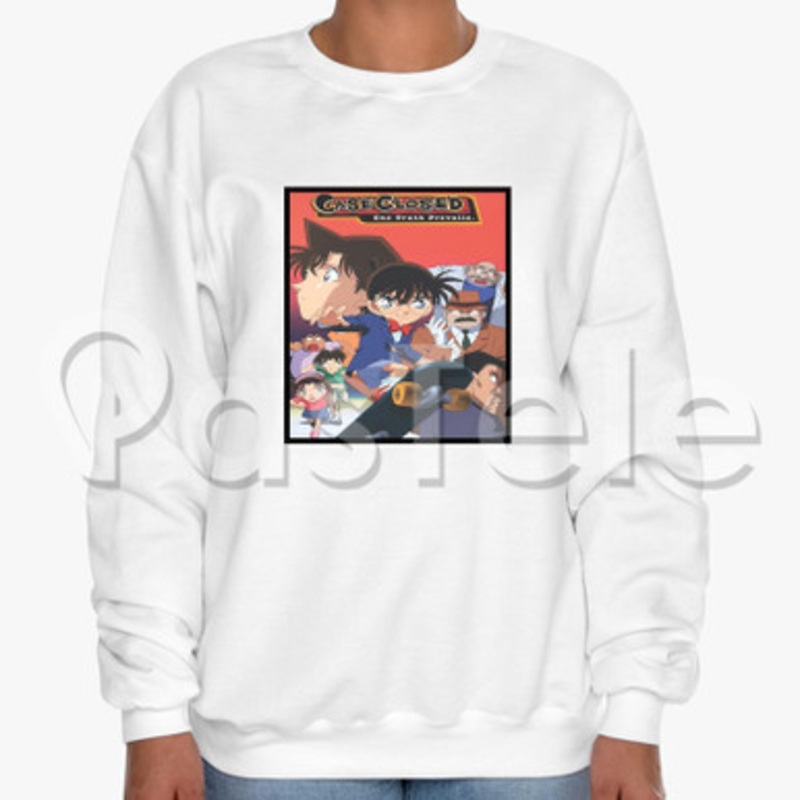 Case Closed One Truth Prevails Custom Unisex Crewneck Sweatshirt Cotton Polyester Fabric