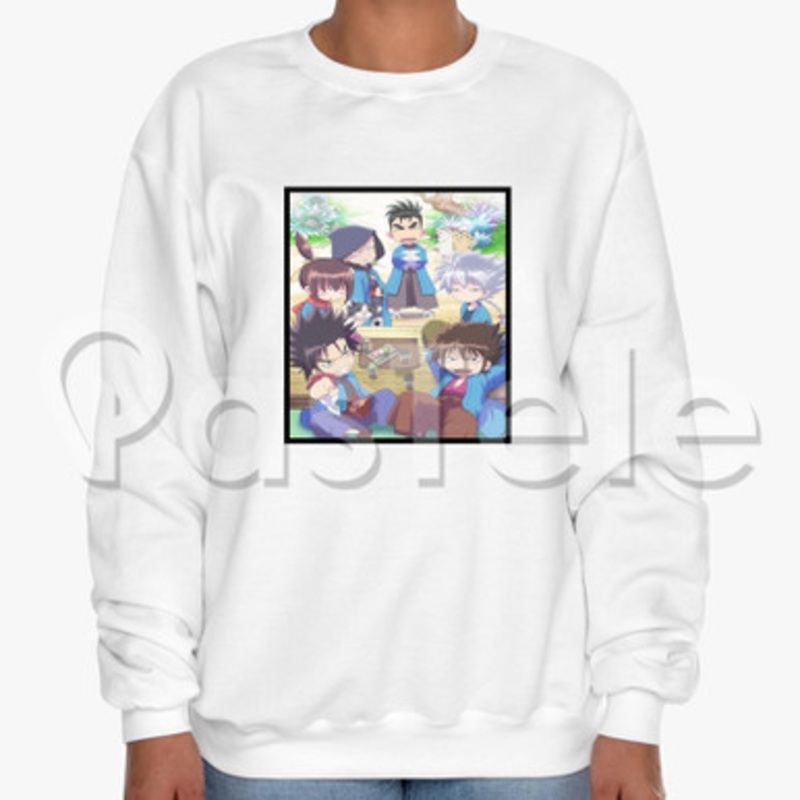 Chiruran Nibun no Ichi Custom Unisex Crewneck Sweatshirt Cotton Polyester Fabric