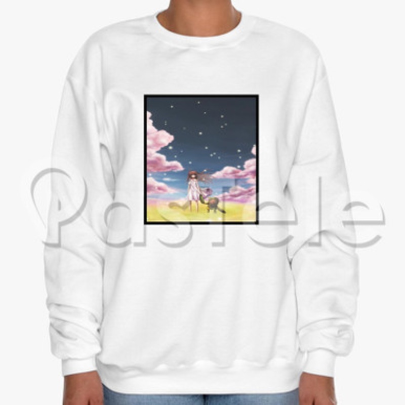Clannad Custom Unisex Crewneck Sweatshirt Cotton Polyester Fabric