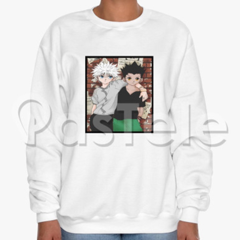 Gon Killua Hunter X Hunter Custom Unisex Crewneck Sweatshirt Cotton Polyester Fabric