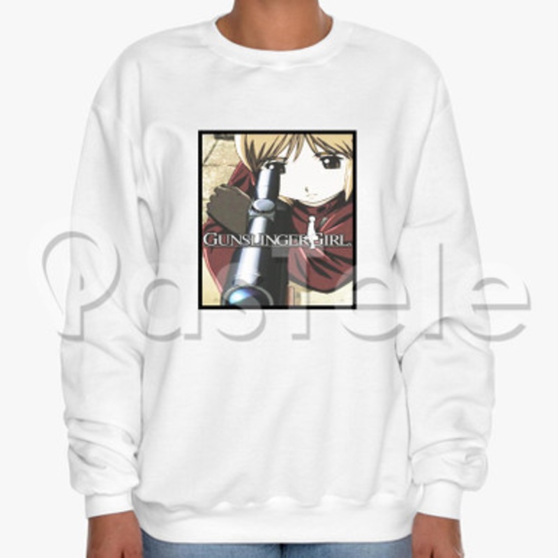 Gunslinger Girl Custom Unisex Crewneck Sweatshirt Cotton Polyester Fabric