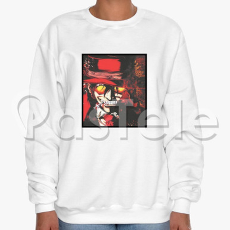 Hellsing Anime Custom Unisex Crewneck Sweatshirt Cotton Polyester Fabric