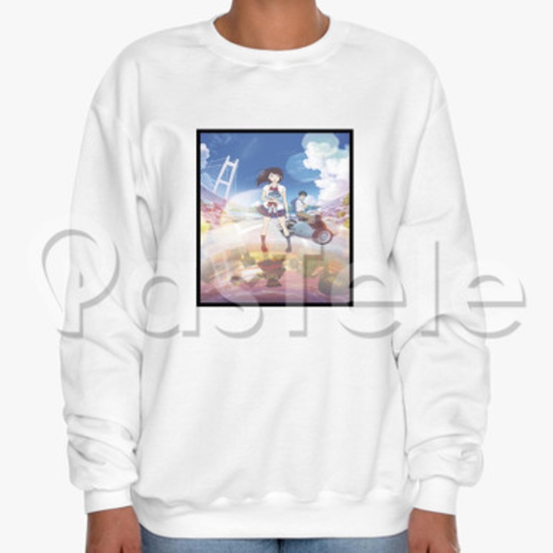 Hirune Hime Shiranai Watashi no Monogatari Custom Unisex Crewneck Sweatshirt Cotton Polyester Fabric