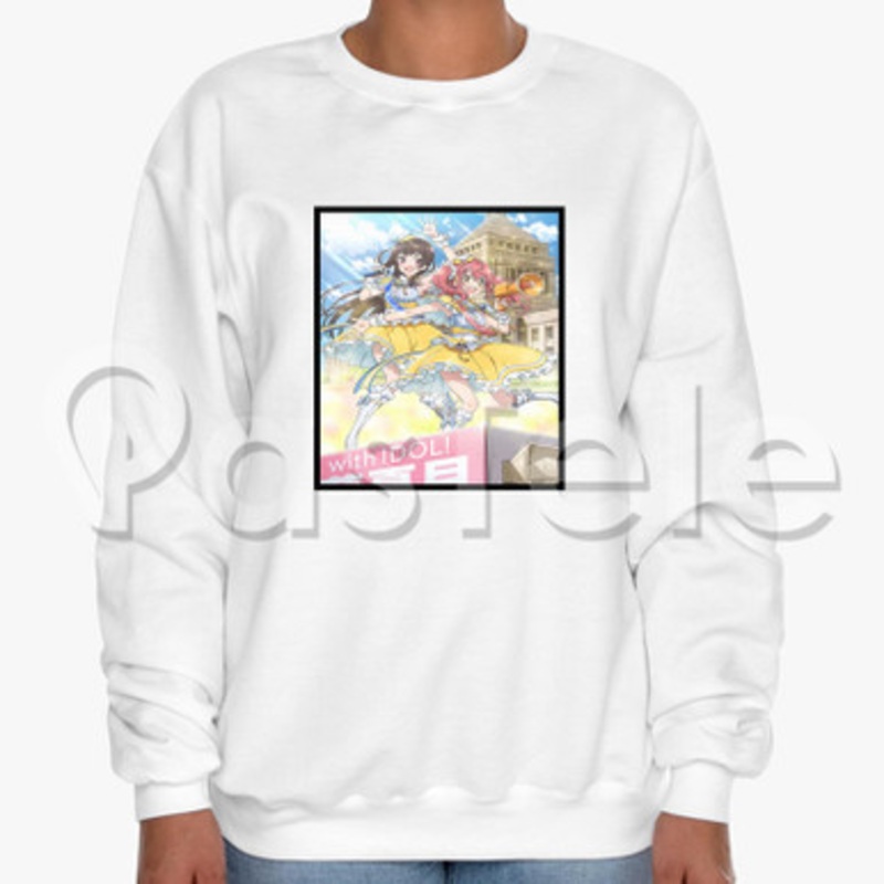 Idol Incidents Custom Unisex Crewneck Sweatshirt Cotton Polyester Fabric