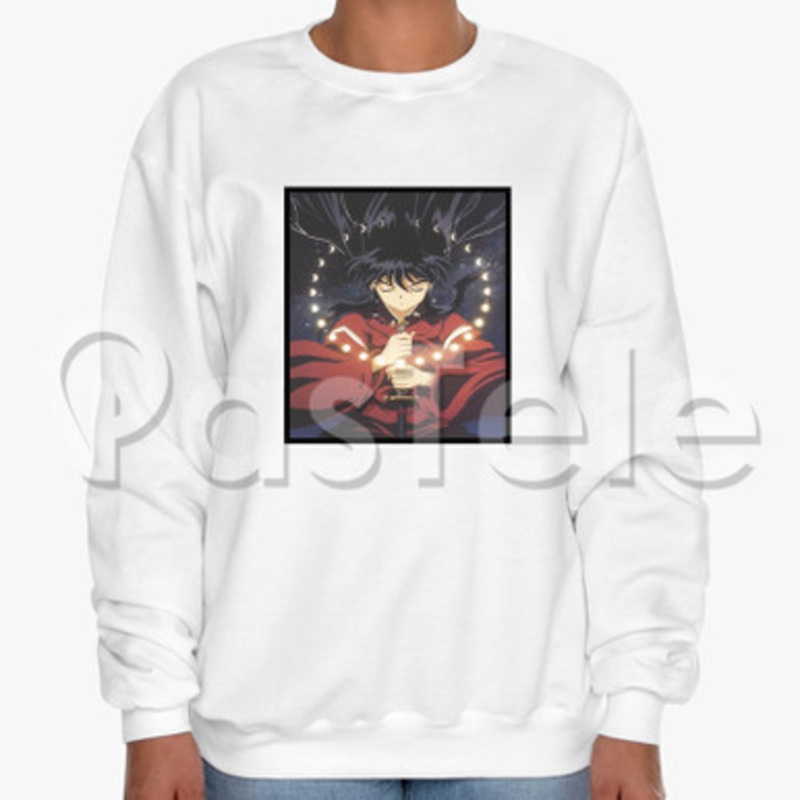 Inu Yasha Custom Unisex Crewneck Sweatshirt Cotton Polyester Fabric