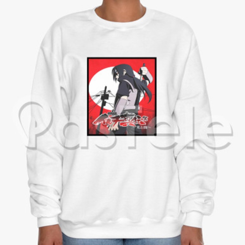 Itachi Uchiha Naruto Shippuden Custom Unisex Crewneck Sweatshirt Cotton Polyester Fabric