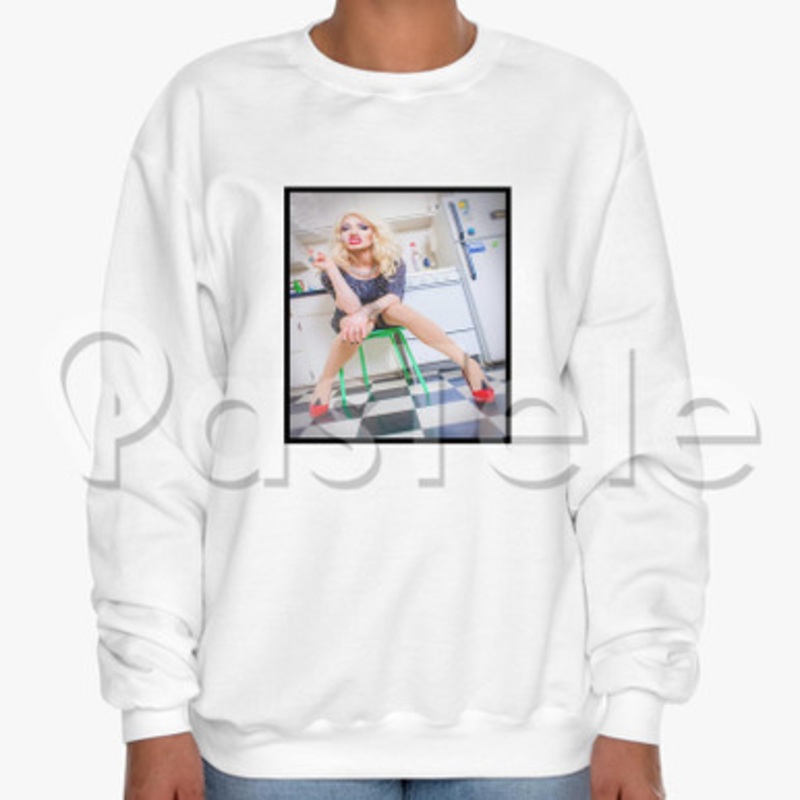 Jinkx Monsoon Custom Unisex Crewneck Sweatshirt Cotton Polyester Fabric