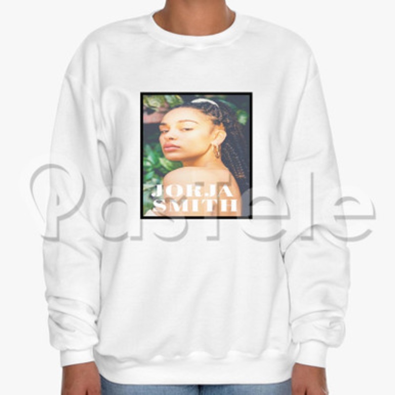 Jorja Smith Custom Unisex Crewneck Sweatshirt Cotton Polyester Fabric