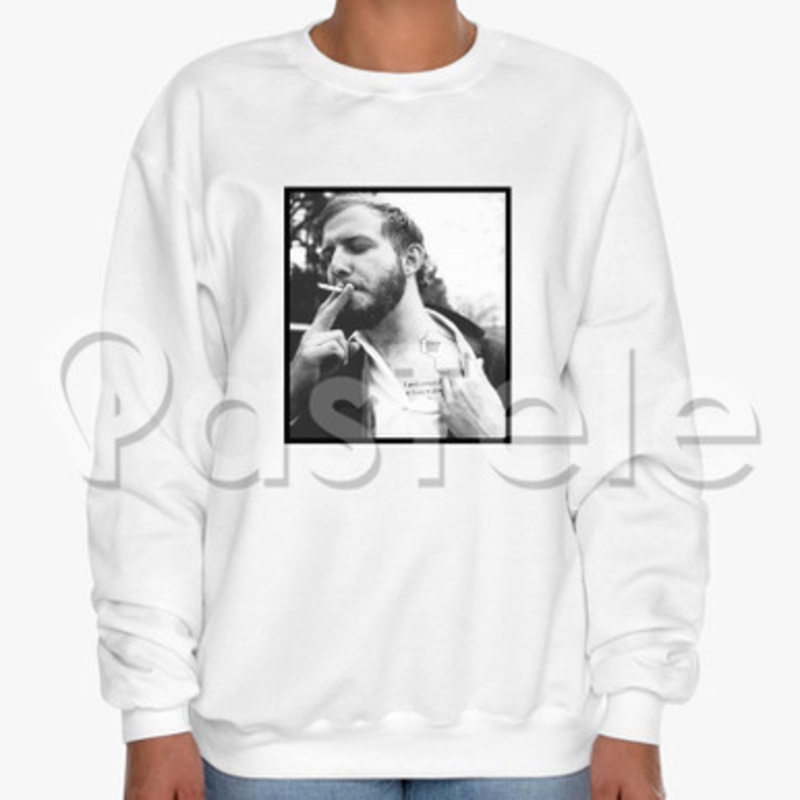 Justin Vernon Bon Iver Custom Unisex Crewneck Sweatshirt Cotton Polyester Fabric