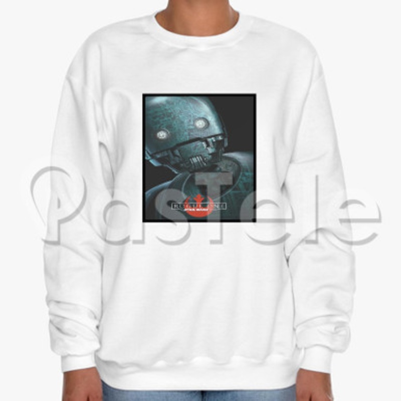 K 2 SO Star Rogue One A Star Wars Story Custom Unisex Crewneck Sweatshirt Cotton Polyester Fabric