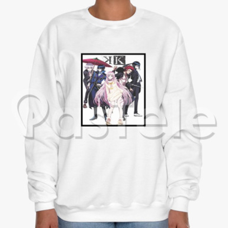 K Anime Custom Unisex Crewneck Sweatshirt Cotton Polyester Fabric