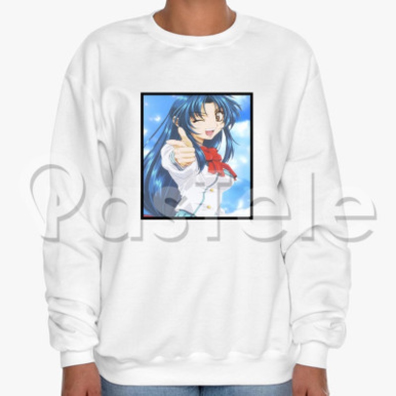 Kaname Chidori Full Metal Panic Custom Unisex Crewneck Sweatshirt Cotton Polyester Fabric