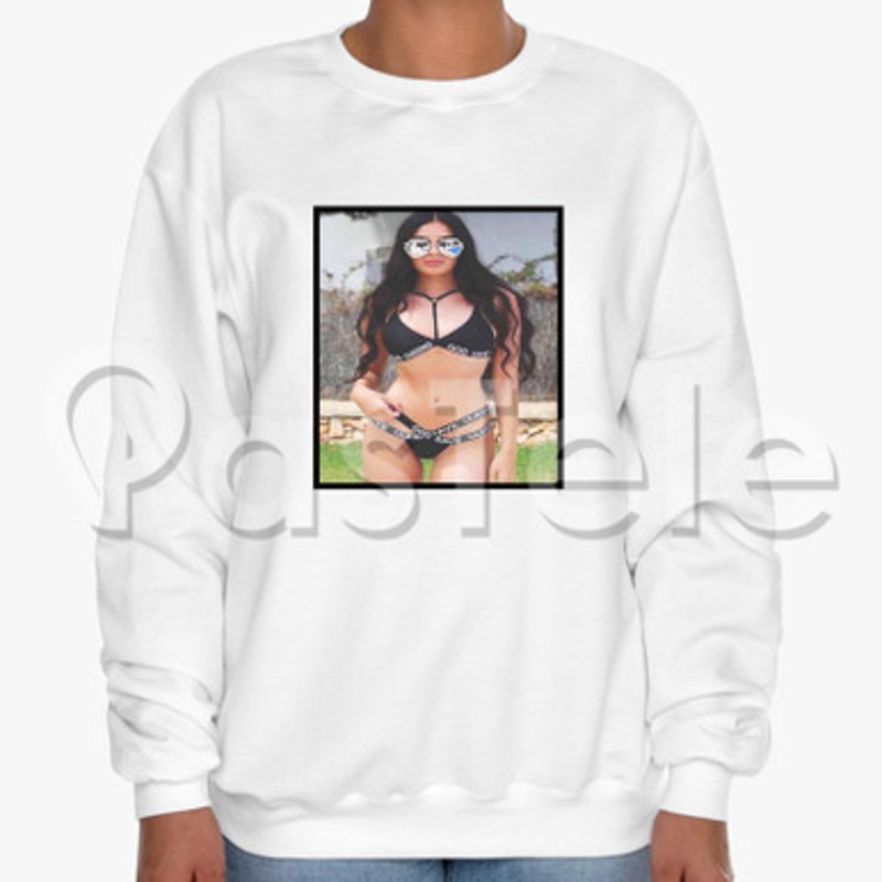 Kylie Jenner God Save Queen Custom Unisex Crewneck Sweatshirt Cotton Polyester Fabric