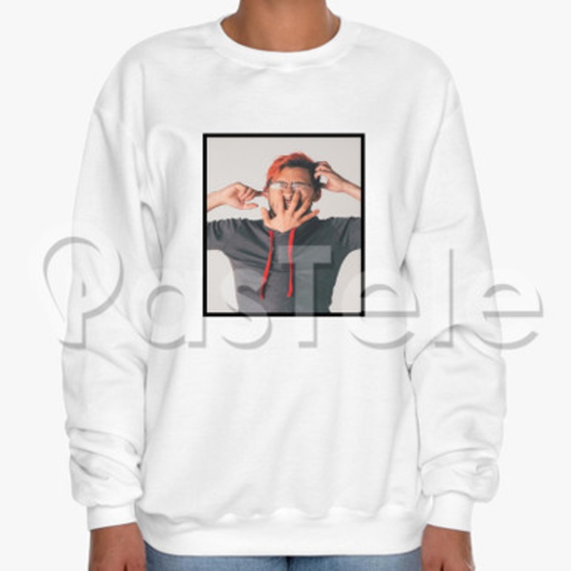 Markiplier Custom Unisex Crewneck Sweatshirt Cotton Polyester Fabric