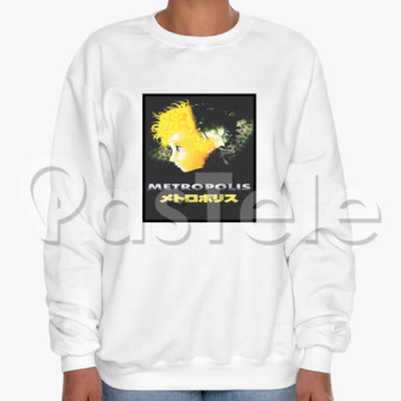 Metropolis Anime Custom Unisex Crewneck Sweatshirt Cotton Polyester Fabric