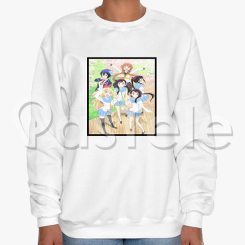 Nisekoi Custom Unisex Crewneck Sweatshirt Cotton Polyester Fabric