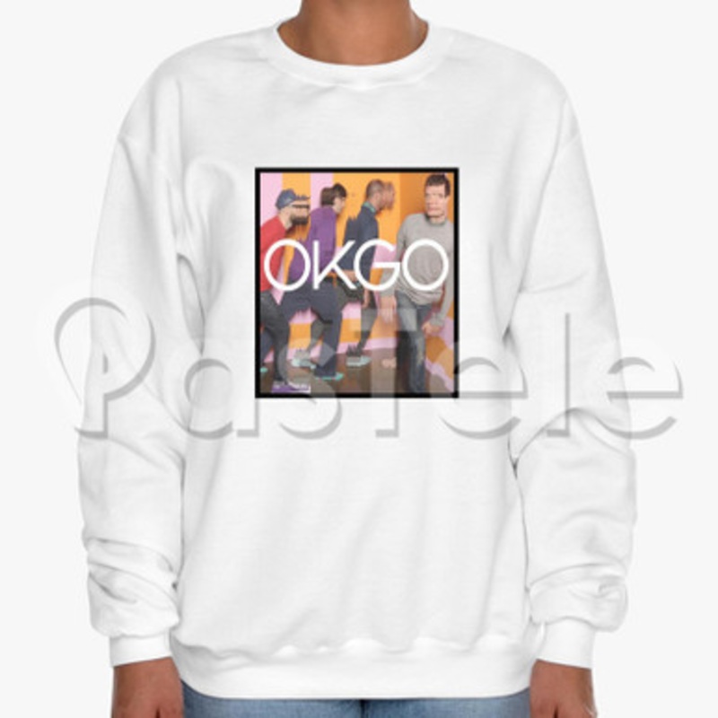 OK Go The One Moment Custom Unisex Crewneck Sweatshirt Cotton Polyester Fabric
