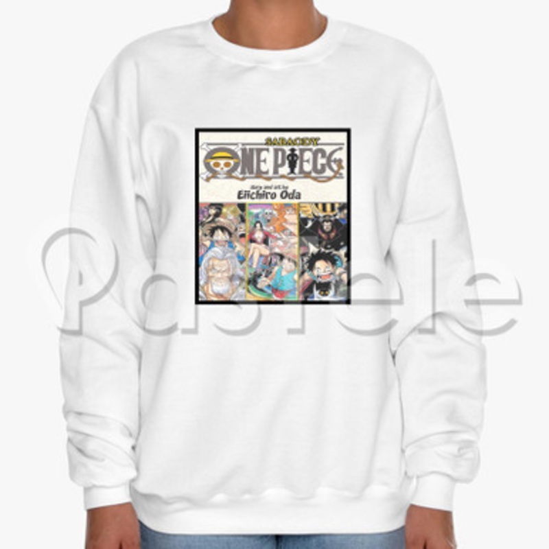 One Piece Omnibus Edition Custom Unisex Crewneck Sweatshirt Cotton Polyester Fabric