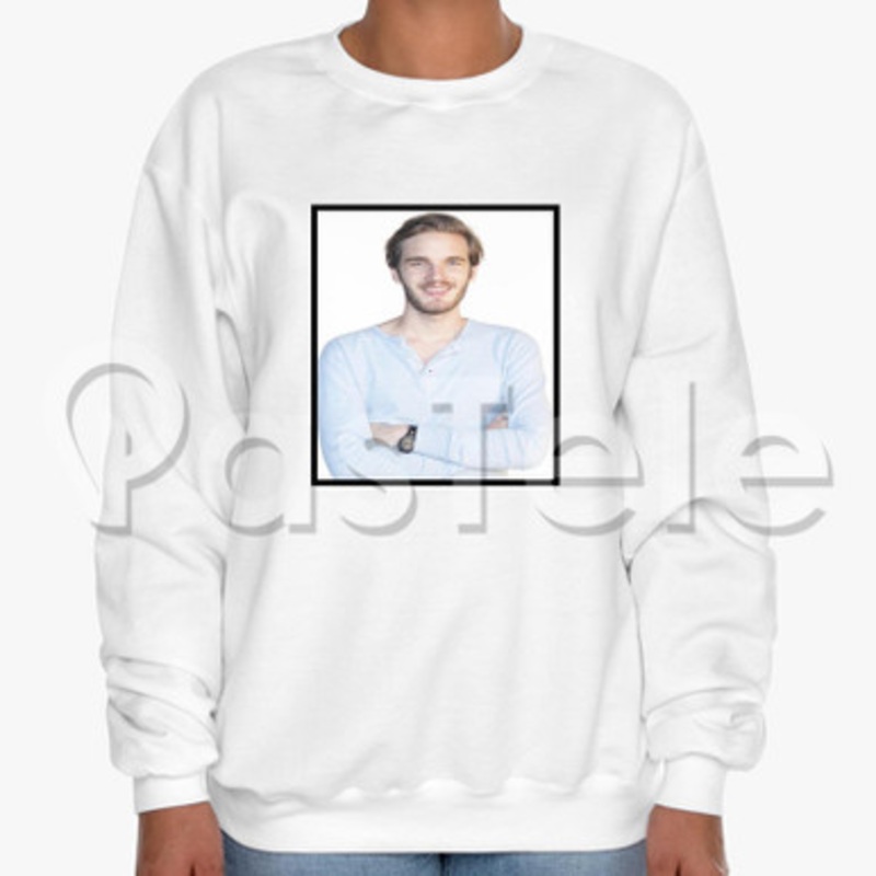 Pewdiepie Custom Unisex Crewneck Sweatshirt Cotton Polyester Fabric
