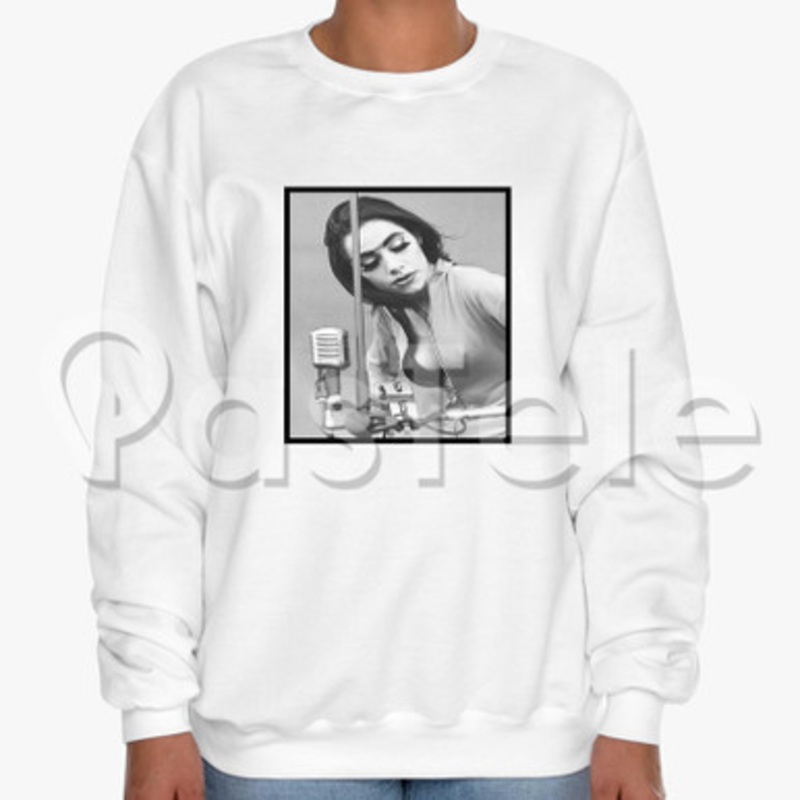 PJ Harvey Custom Unisex Crewneck Sweatshirt Cotton Polyester Fabric