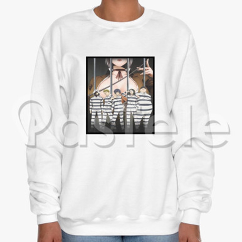 Prison School Custom Unisex Crewneck Sweatshirt Cotton Polyester Fabric
