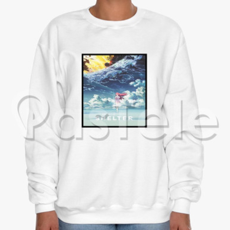 Shelter Custom Unisex Crewneck Sweatshirt Cotton Polyester Fabric