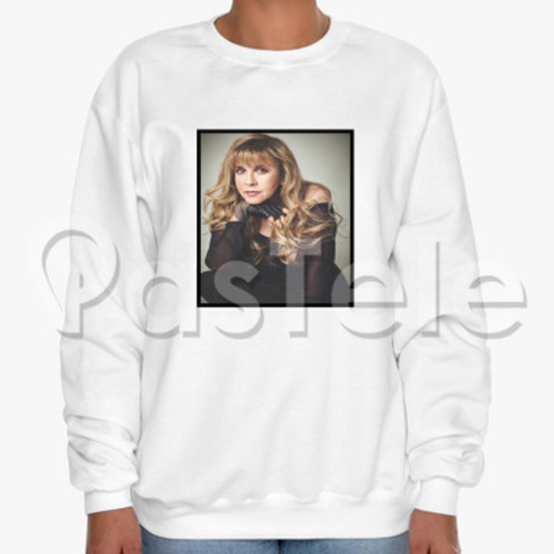 Stevie Nicks Custom Unisex Crewneck Sweatshirt Cotton Polyester Fabric