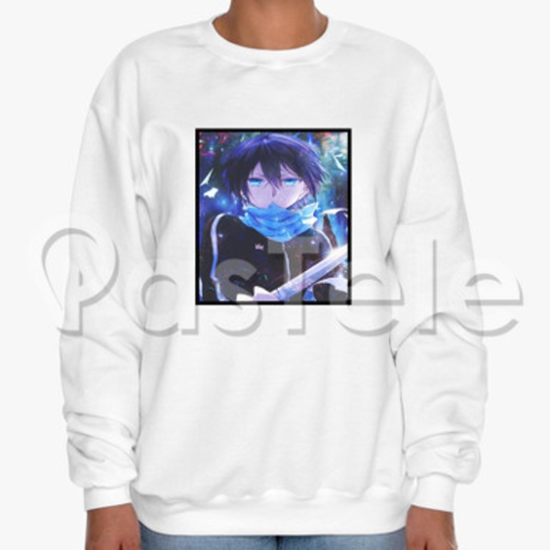 Yato Noragami Custom Unisex Crewneck Sweatshirt Cotton Polyester Fabric