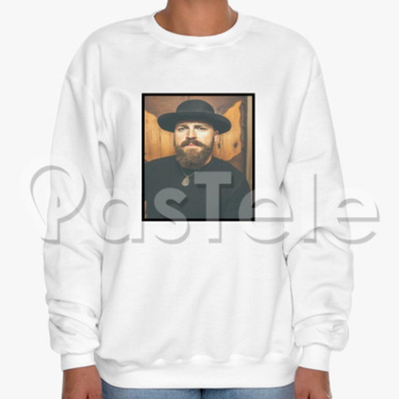 Zac Brown Custom Unisex Crewneck Sweatshirt Cotton Polyester Fabric
