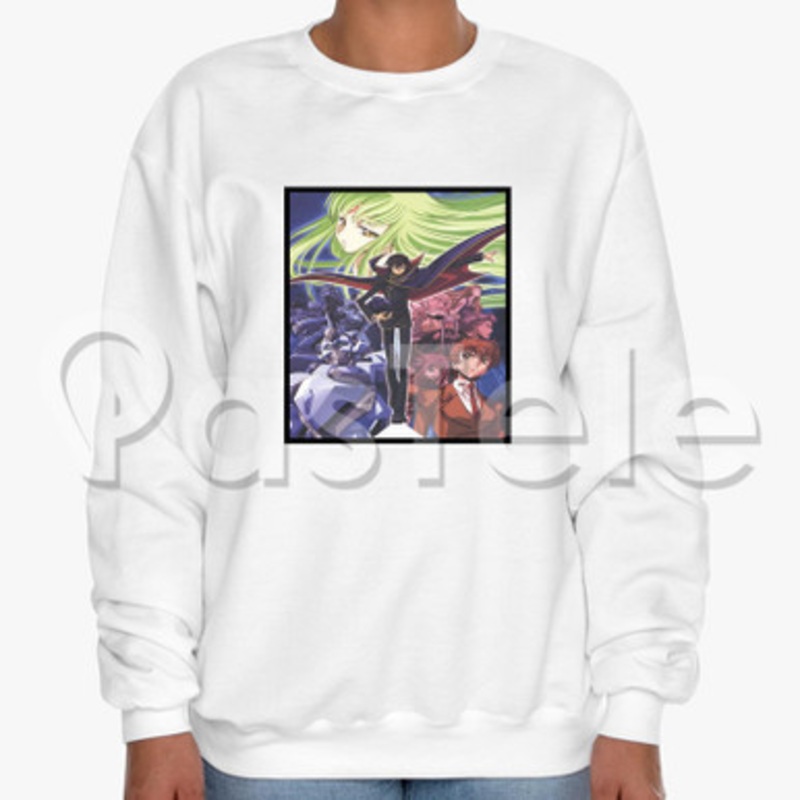 Code Geass Lelouch of the Rebellion Custom Unisex Crewneck Sweatshirt Cotton Polyester Fabric