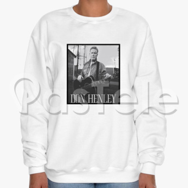 Don Henley Custom Unisex Crewneck Sweatshirt Cotton Polyester Fabric