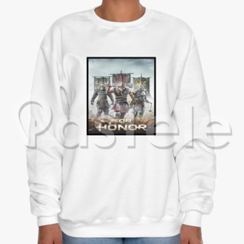 For Honor Custom Unisex Crewneck Sweatshirt Cotton Polyester Fabric