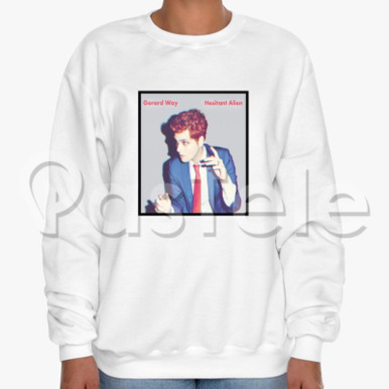 Gerard Way Hesitant Alien Custom Unisex Crewneck Sweatshirt Cotton Polyester Fabric